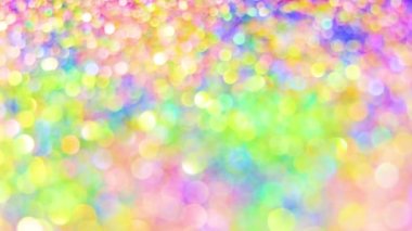 Sıcak renkli çok renkli dönen bokeh ışıkları soyut arkaplan,