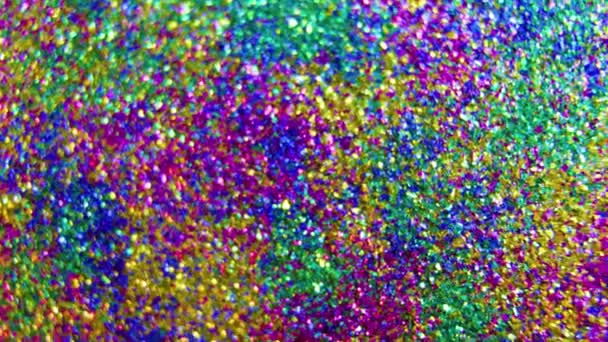 Absztrakt színes lila kreatív makrobokeh háttér. — Stock videók
