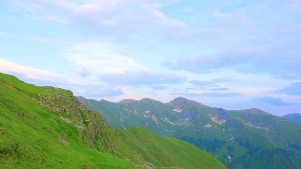 Time Lapse Beautiful Majestic Mountain Wallpaper Tourist Destination Hacking Extraordinary — 图库视频影像