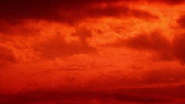 Lapso Tiempo Hermosa Vista Del Cielo Las Nubes Mueven Dramáticamente — Vídeos de Stock