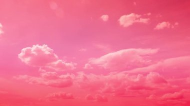 4K Time lapse of vivid multicolored red bright and orange yellow dramatic sunrise or sunset sky and Clouds moving. majestic cloudy sky with sun over horizon. No birds, no flicker.