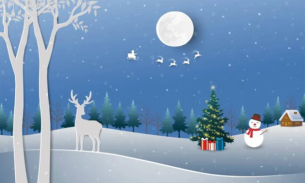 Joyeux Noël Bonne Année Fond Pour Les Vacances Hiver Fête — Image vectorielle