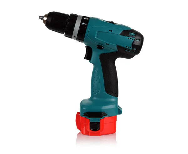 Cordless screwdriver, cordless drill . — Stock Photo, Image