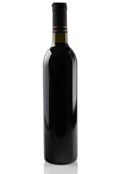 Butelka czerwonego wina. — Zdjęcie stockowe