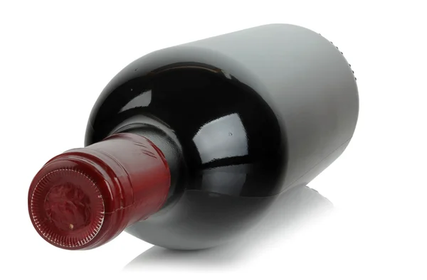 Láhev červeného vína. — Stock fotografie