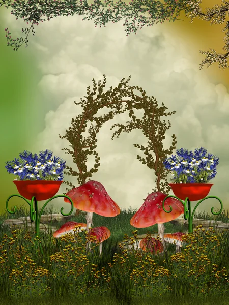 Fantasy garden — Stock Photo, Image