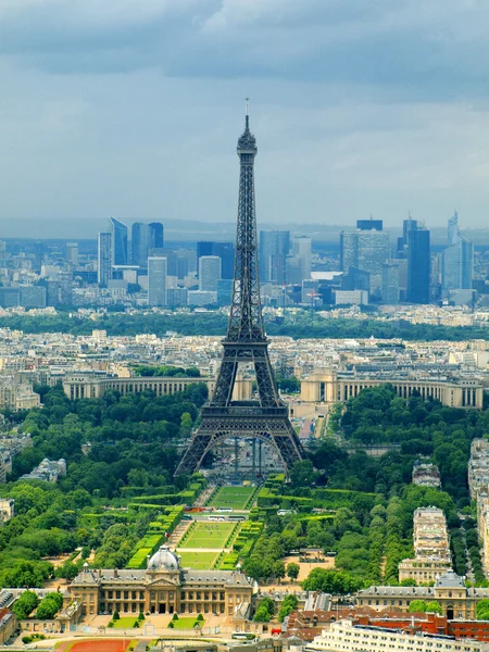 Blick auf Paris vom Turm Montparnasse. Frankreich Stockbild