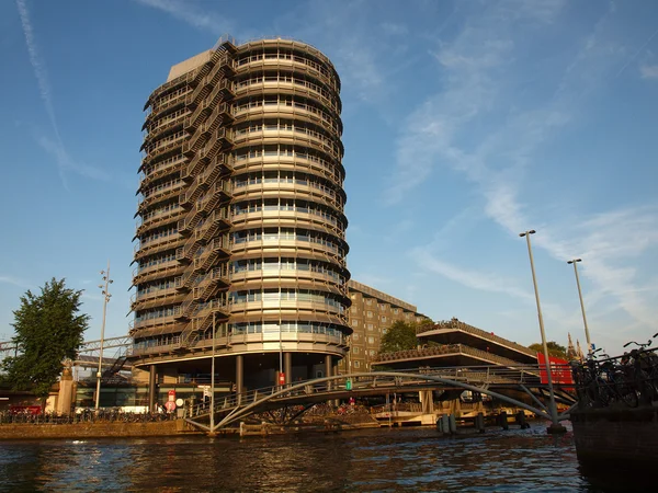 Бюро Altra Centraal в Амстердаме - столице Голландии — стоковое фото