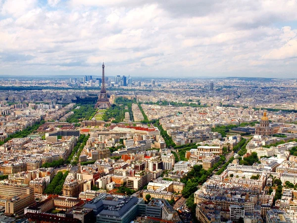 Paris Flygfoto från montparnasse-tornet — Stockfoto