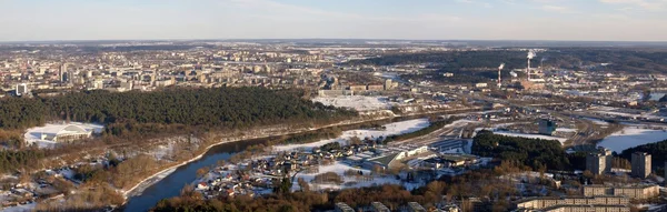 Vilnius vista aérea da cidade — Fotografia de Stock