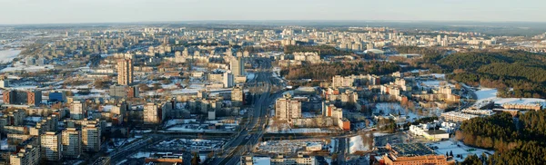 Vilnius vista aérea da cidade — Fotografia de Stock