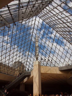 famuos louvre Müzesi giriş