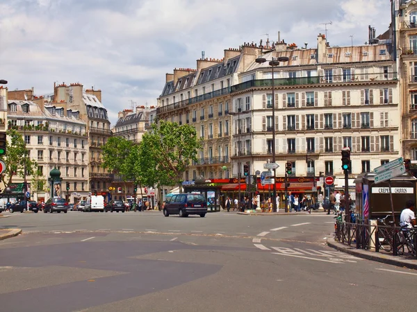 Paris şehir sokak gün hayat. Fransa. Avrupa — Stok fotoğraf