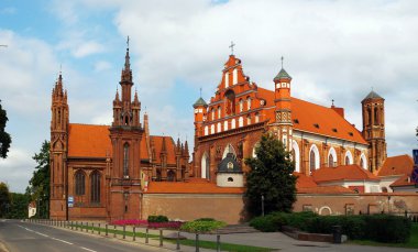 St. anna'nın Kilisesi Vilnius, Litvanya.