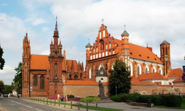 St. anna'nın Kilisesi Vilnius, Litvanya.