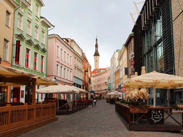 Streets of the Old Town Tallinn — Stock Photo, Image