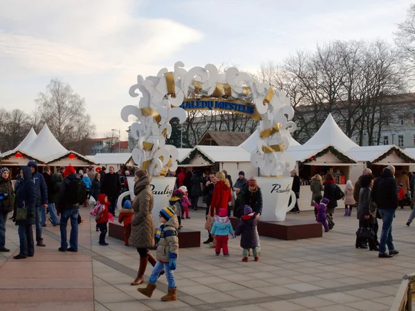 Городская елка, Вильнюс, Литва — стоковое фото