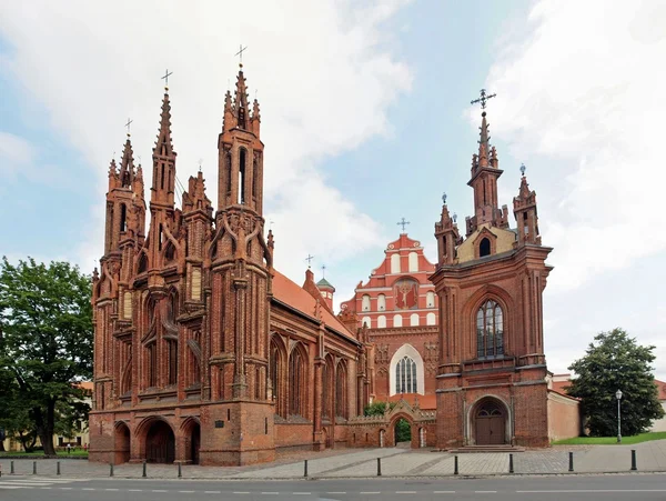 Église Sainte-Anne à Vilnius, Lituanie . — Photo