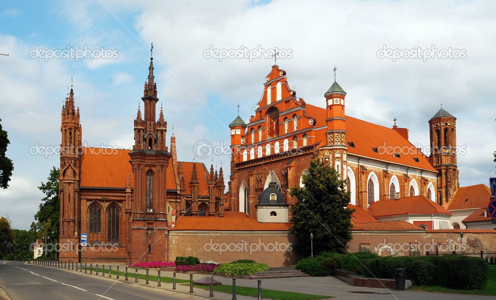 St. Anna's Church in Vilnius, Lithuania.