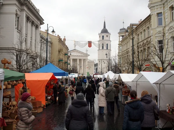 Kaziuko fair den 8 mars 2014 i vilnius, Litauen — Stock fotografie