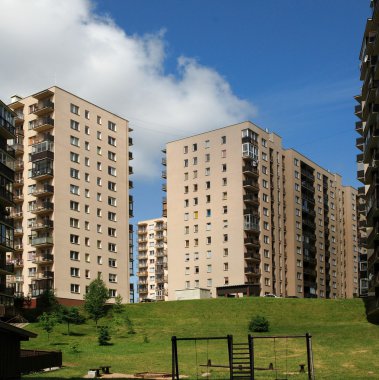 Vilnius bugün. yeni binalar ve doğa. 