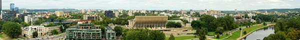 View of the city of Vilnius and Neris River — Stock Photo, Image