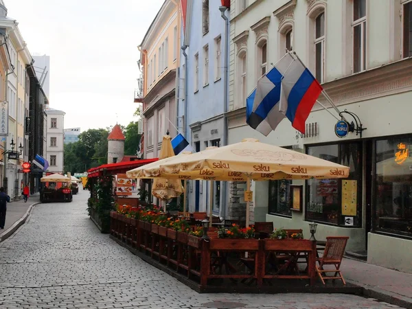 Straßen der Altstadt von Tallinn — Stockfoto