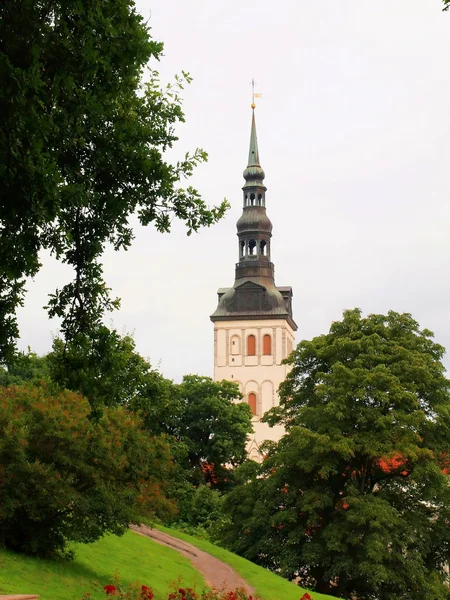 Kostel svatého Mikuláše v Tallinnu — Stock fotografie