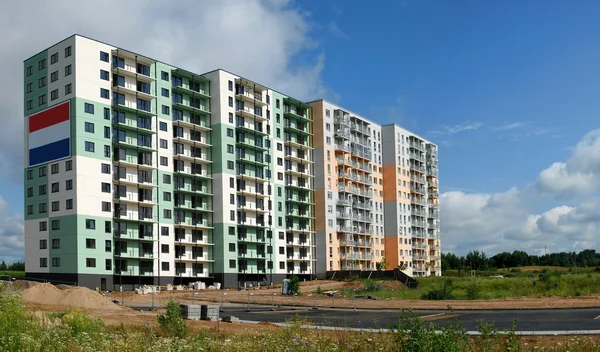 Bloque residencial Perkunkiemis - nueva vista de Vilnius — Foto de Stock