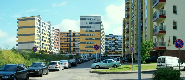 Vilnius oggi. Nuovi edifici a pasilaiciai . — Foto Stock