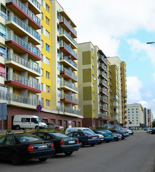 Vilnius hoy. Nuevos edificios en perkunkiemis . —  Fotos de Stock