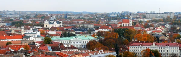 Vilnius panorama i höst — Stockfoto