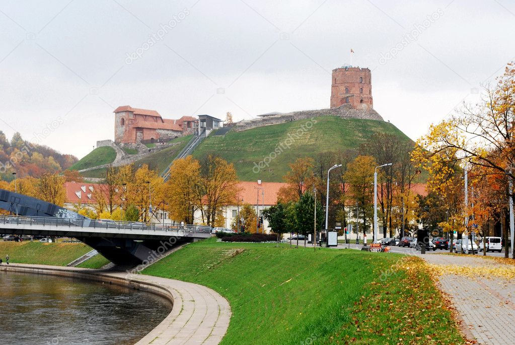 Vilnius, Tower of Gediminas, symbol of Vilnius