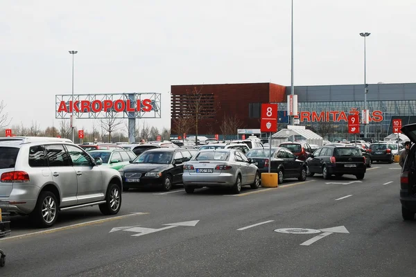 Vilnius uitzicht op de stad op 12 april 2014, vilnius, Litouwen. — Stockfoto