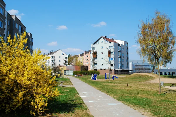 Vilnius district pasilaiciai gelen bahar — Stok fotoğraf