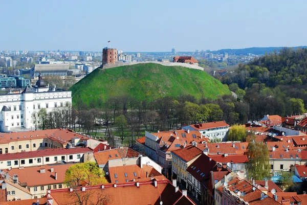 Torony a gediminas - vilnius jelképe — Stock Fotó