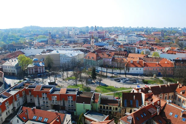 Lugar de corredor de Vilnius - centro da velha capital da Lituânia — Fotografia de Stock