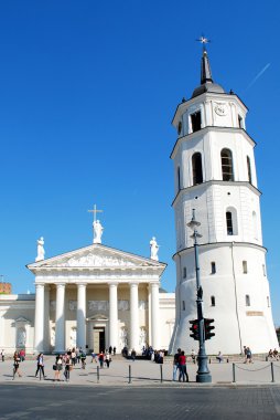 26 Nisan 2014 vilnius şehrinin katedral yerde