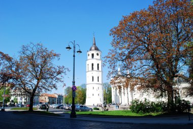 26 Nisan 2014 vilnius şehrinin katedral yerde