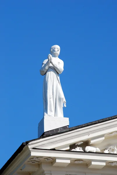 Socha na katedrále ve městě vilnius. Litva. — Stock fotografie