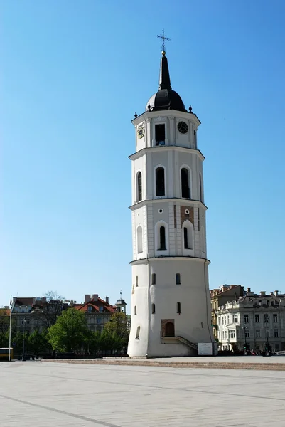 El lugar de la Catedral en la ciudad de Vilna el 26 de abril de 2014 —  Fotos de Stock