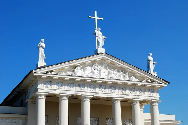 Il luogo della Cattedrale nella città di Vilnius il 26 aprile 2014 — Foto Stock