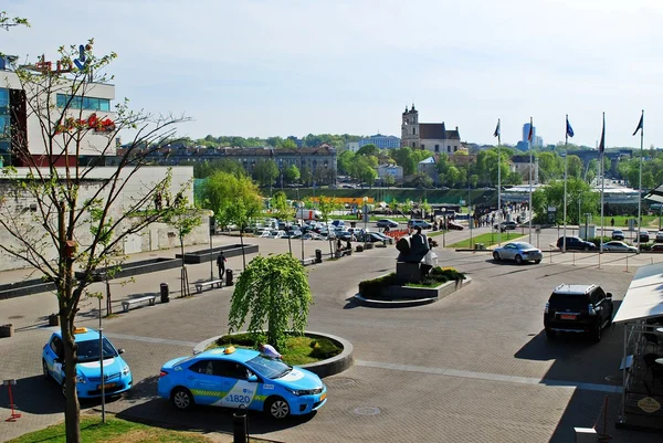 Spring weekend in the old Vilnius city — Stock Photo, Image