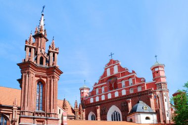 vilnius şehrinde Aziz Anne'nin ve bernardinu Kilisesi