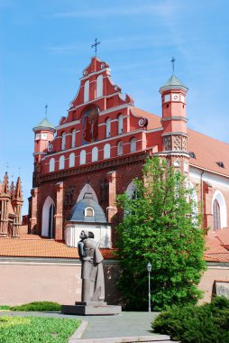 vilnius şehrinde Aziz Anne'nin ve bernardinu Kilisesi