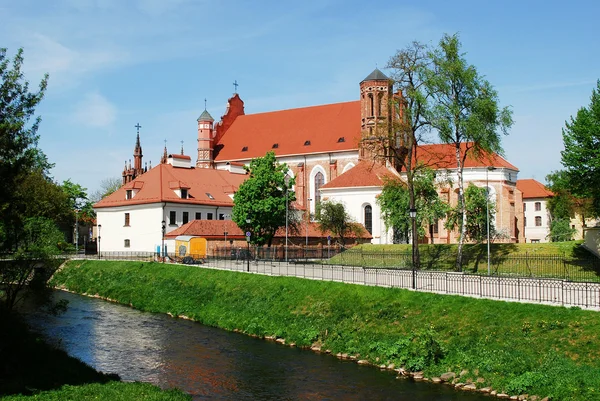 St. Anne's and Bernardinu Church in Vilnius city — Stock Photo, Image