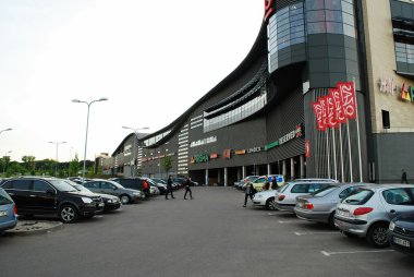 Vilnius ozas schopping evin merkezi dış görünümü üzerinde 14 Mayıs