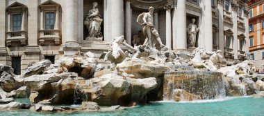 di trevi - ünlü Roma'nın yer çeşme