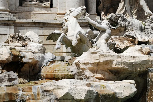 Fontana di Trevi - famosa località di Roma — Foto Stock