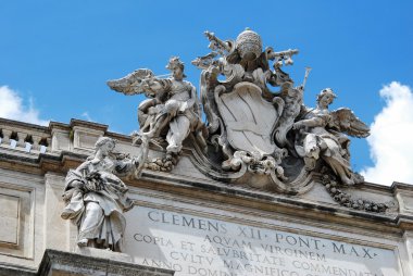 di trevi - ünlü Roma'nın yer çeşme